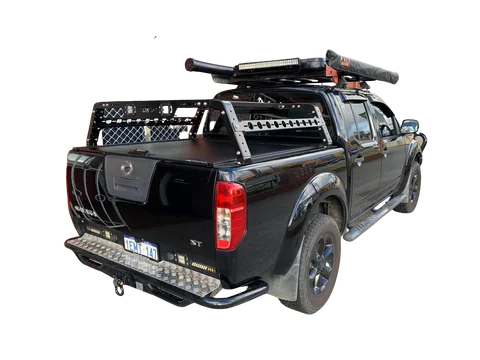TRUCK BED RETRACTABLE TONNEAU COVER FOR NISSAN NAVARA (2005-2014) D40 LOCKABLE ROLLER UTE TRAY COVER