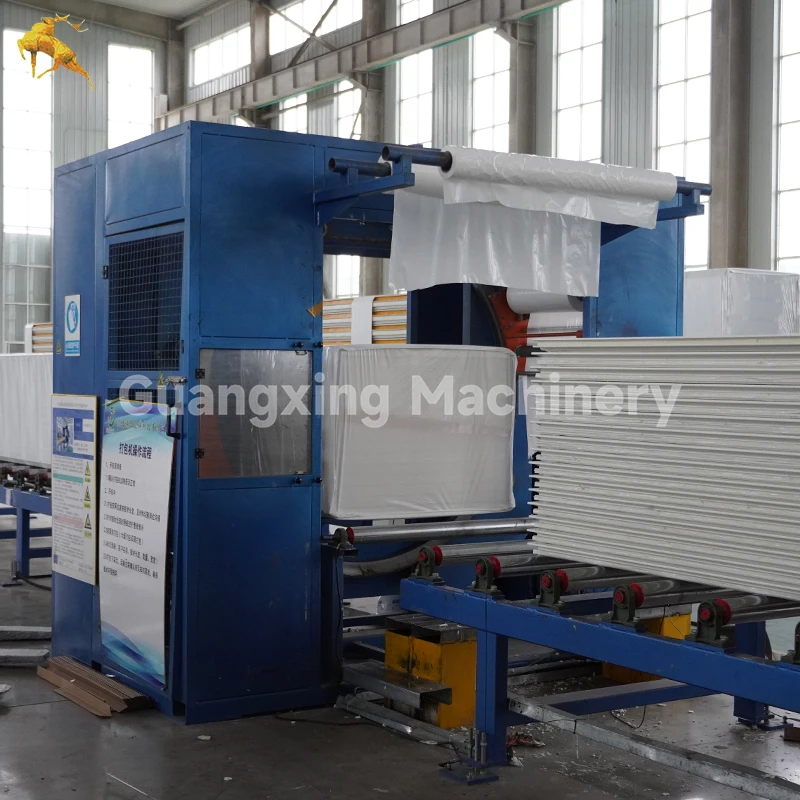 2024 Automatic Horizontal Wrapping Machinery Packaging Machine Pu Panel Product Packaging Machine For Sale