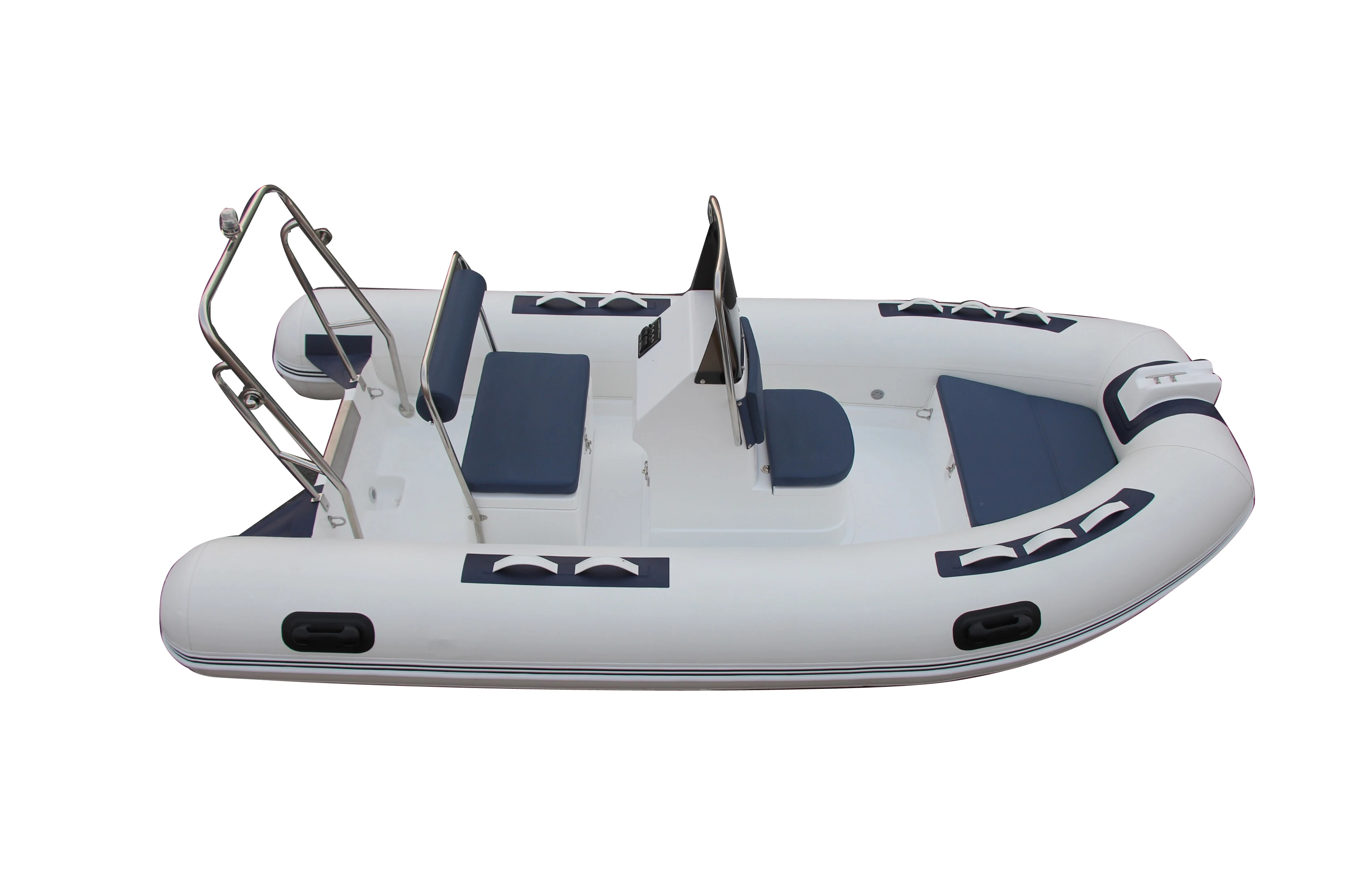 CE 12ft RIB360 Orca PVC Hypalon Rigid Fiberglass Hull Inflatable Boat For Rowing