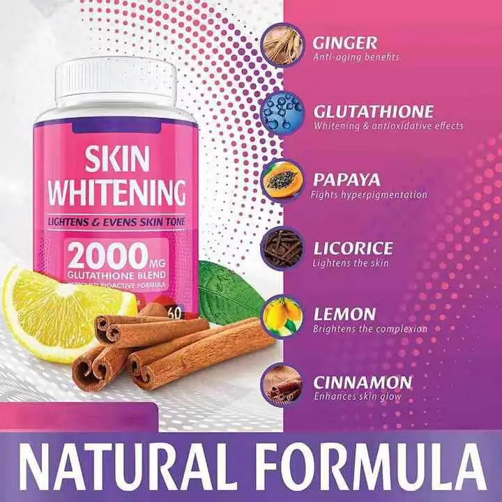 Wellbody collagen skin whitening capsules gluthatione in us vitamins e capsule 2000mg white skin pills gluthatione