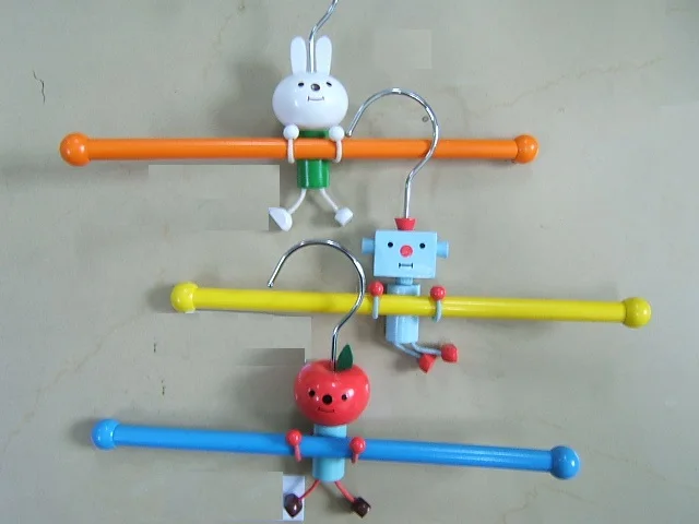 interesting Cartoon animal Wooden hanger for kids