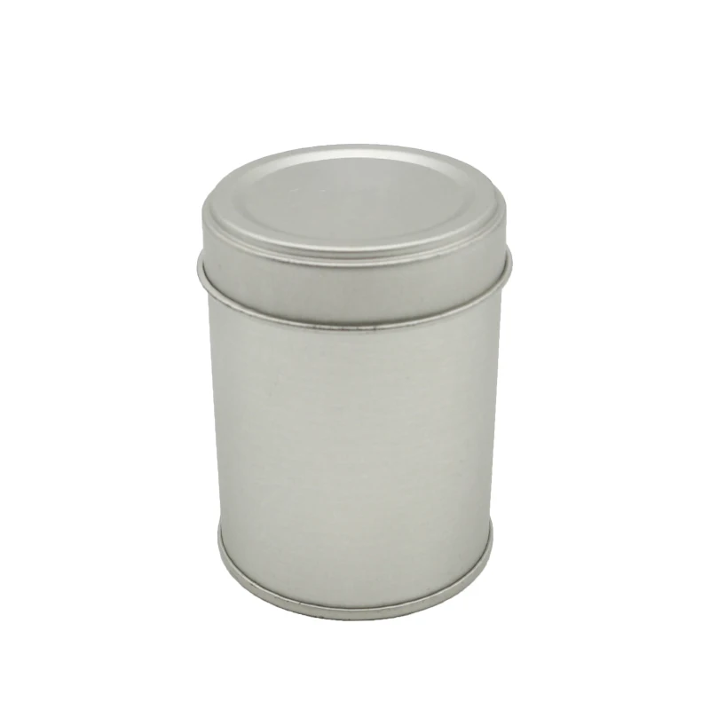 New Design Round Tin Cans Custom Printed Transparent Small Suger Candy Cookie Chocolate Metal Can Canister Tin Box With handle