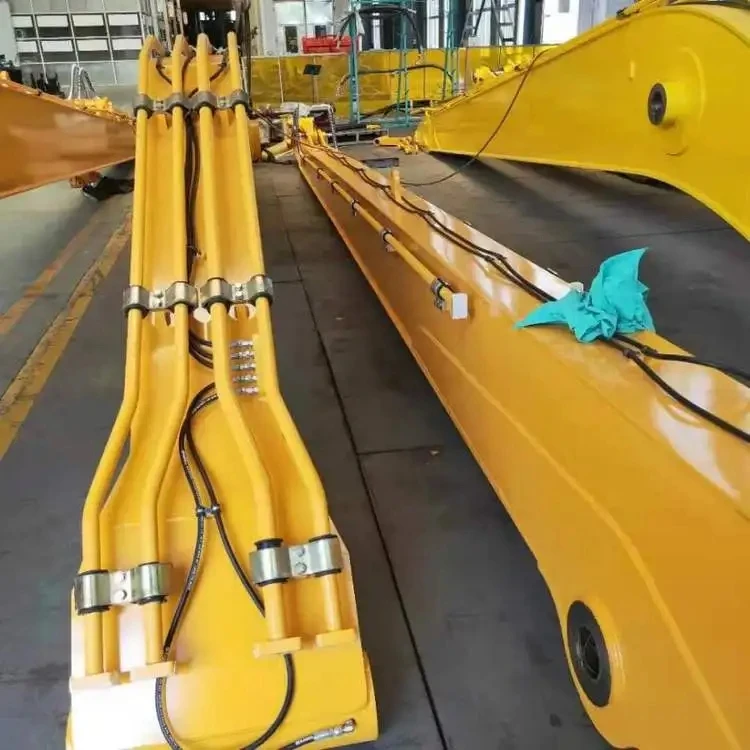 pc120 pc100 pc60 pc50 pc30 boom lift arm 15-80 ton excavator long reach boom & arm assembly with arm and bucket cylinder