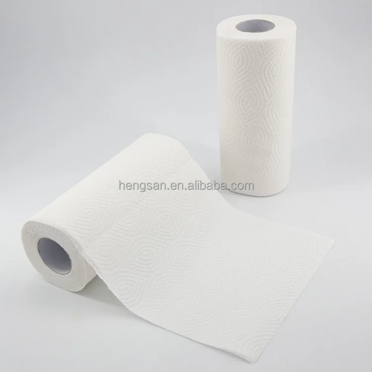 Super absorbent household kitchen paper manufacturer manufactures 1 layer thickened raw wood pulp kitchen paper oil blotter