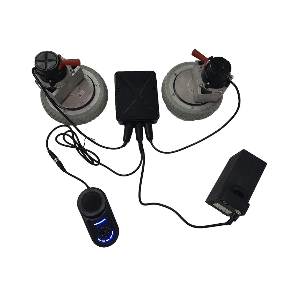 24v 250w hub мотор для инвалидной коляски 2 * контроллер джойстика