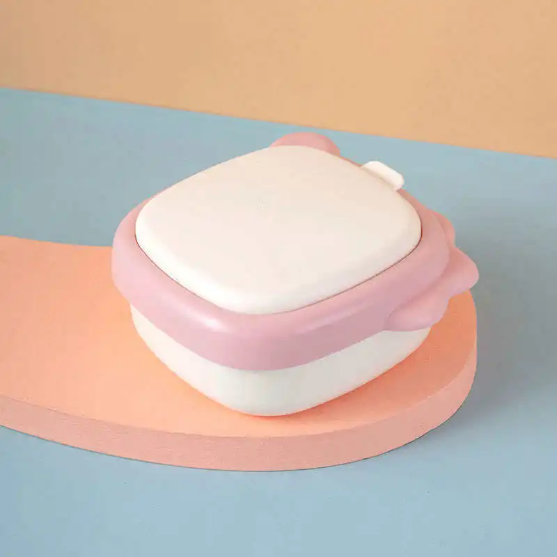 Travel Baby Food Storage Container Cute Colorful Baby Bowl Eating Training Portable Complementary Food Box