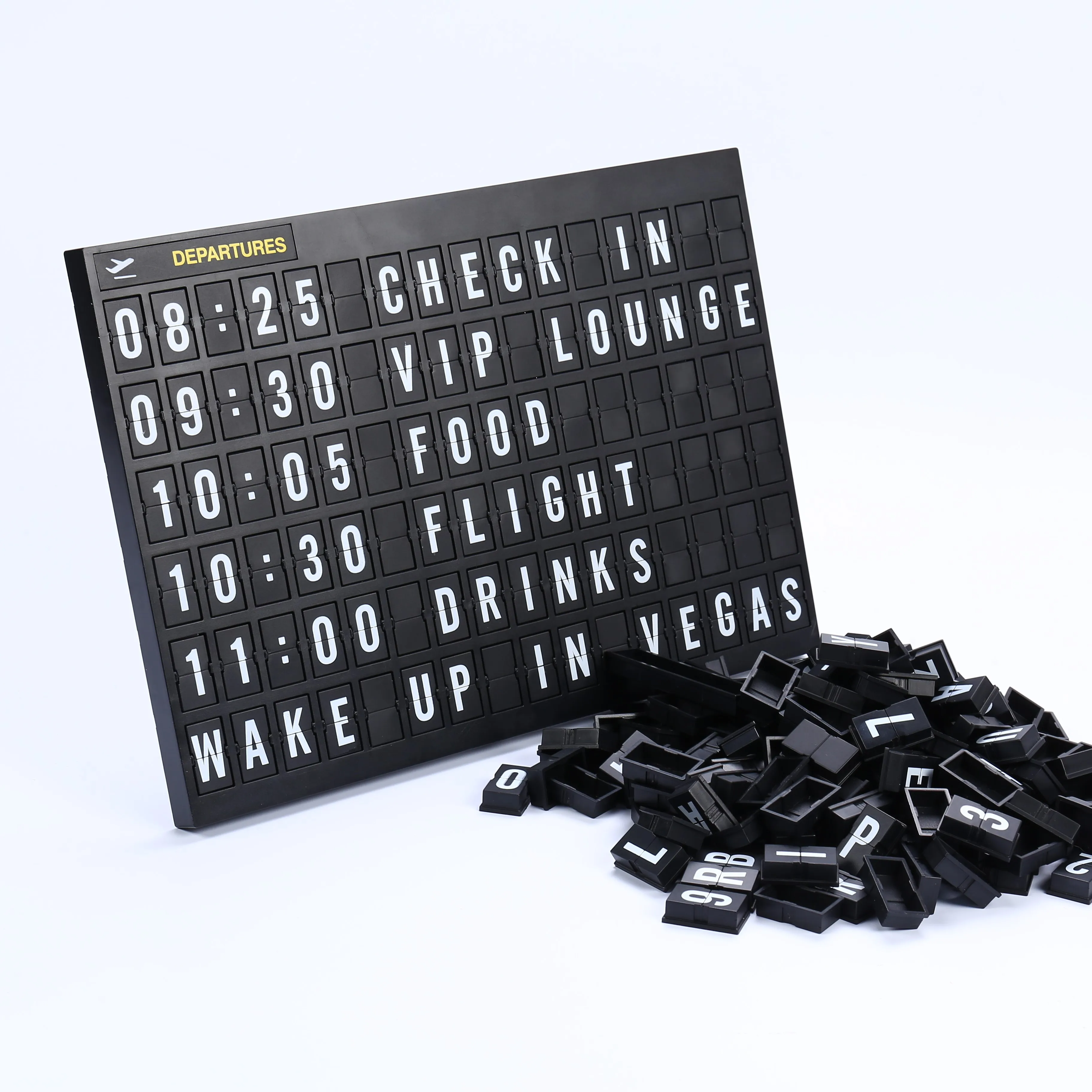 Arrival ,Departures,Party DIY messages board,Destination Airport Mechanical Flip Board