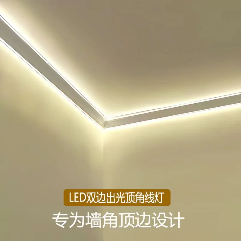 New item 69*69mm perfil de aluminio para leds with pc diffused big size angle aluminum Led channel diffuser 1m 2m 3m