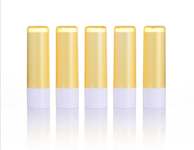 Manufacturer Wholesale Custom Colorful PP Clear Mini Lip Balm Tube 5g Empty Plastic Lipstick Tube