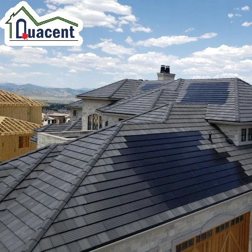 Cheap Roofing Materials Solar Shingles Solar Roof Tiles Sustainable Building/Construction Materials Photovoltaic Roofing Sheet