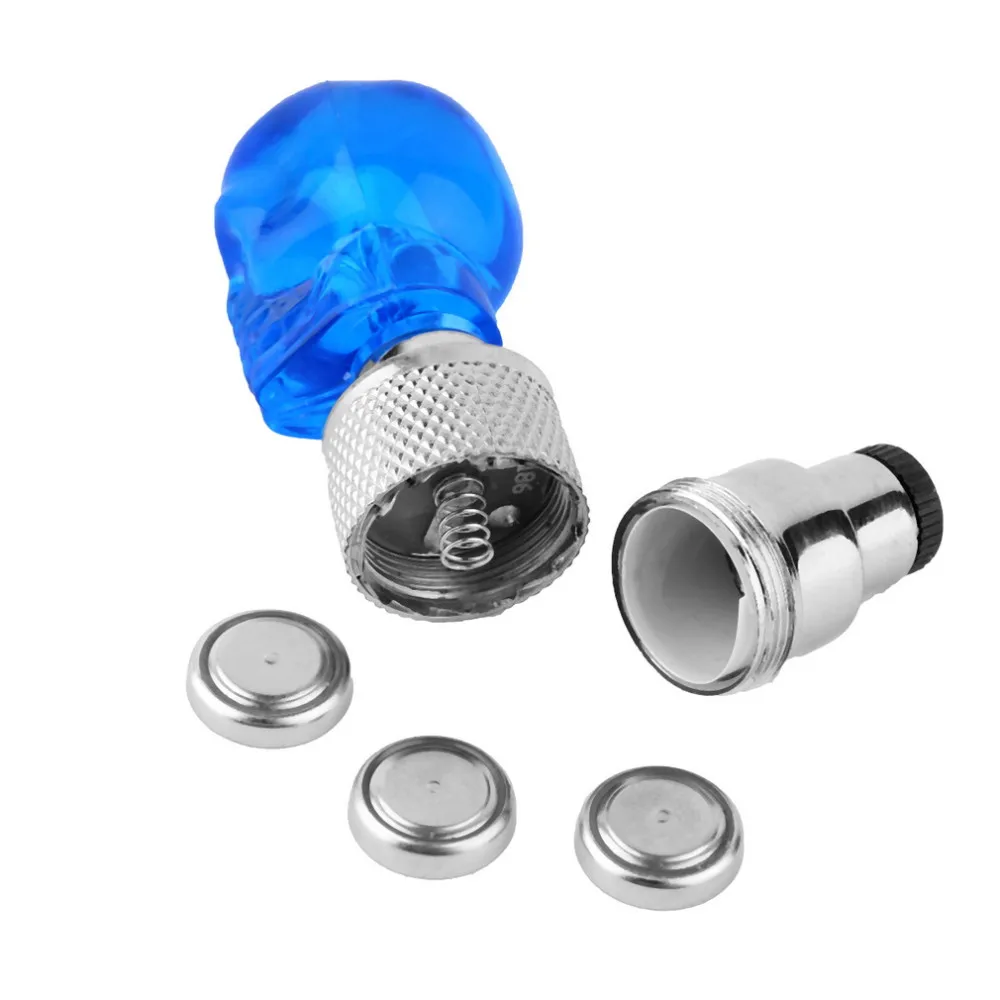 RTS LED valve light outdoor sports bike hot wheels night riding gas nozzle light skull head Plastic bicycle wheel lights