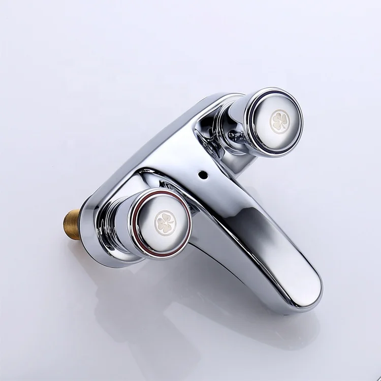 Factory Direct Sell Deck mounted Two Handle Basin faucet 4 inch min spread mixer basin taps