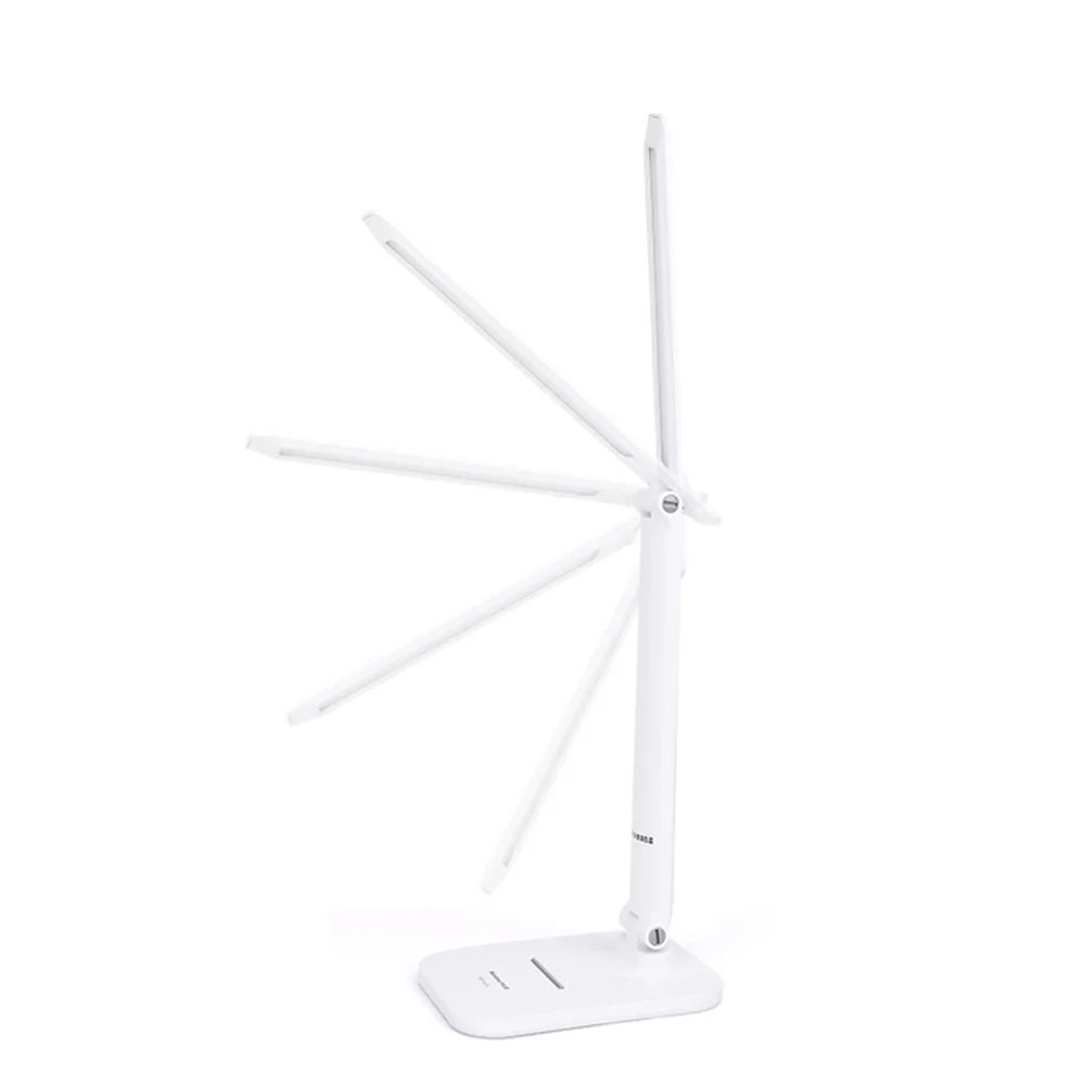 3 Color Adjust night lights Student Table Lamp LED Stepless Dimming Light Folding Charger Light Lamp with USB Port