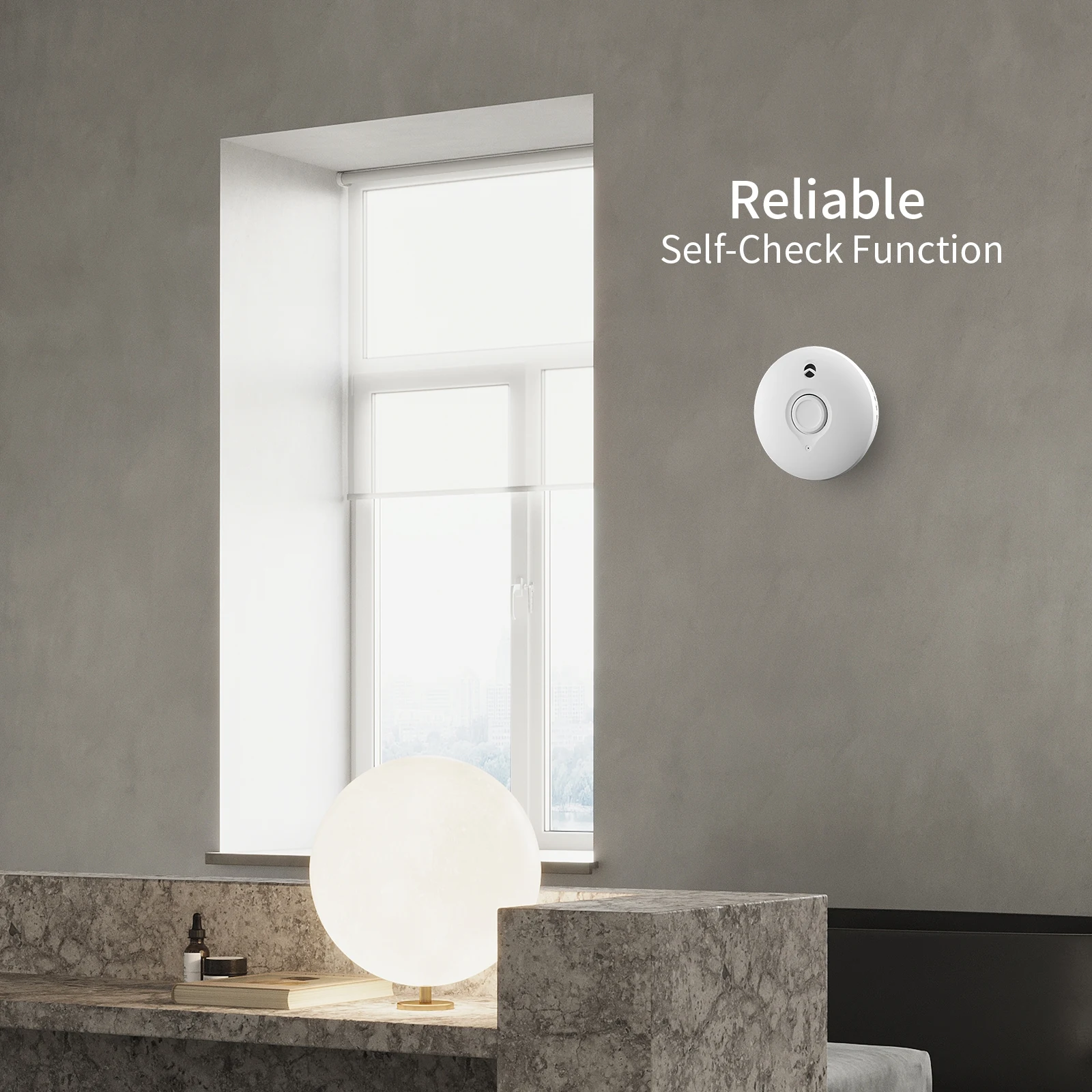 Standalone Battery Smoke Detector Fire Alarm Independent Alarm Detector 85db Sound Sensor 433mhz Products Installations