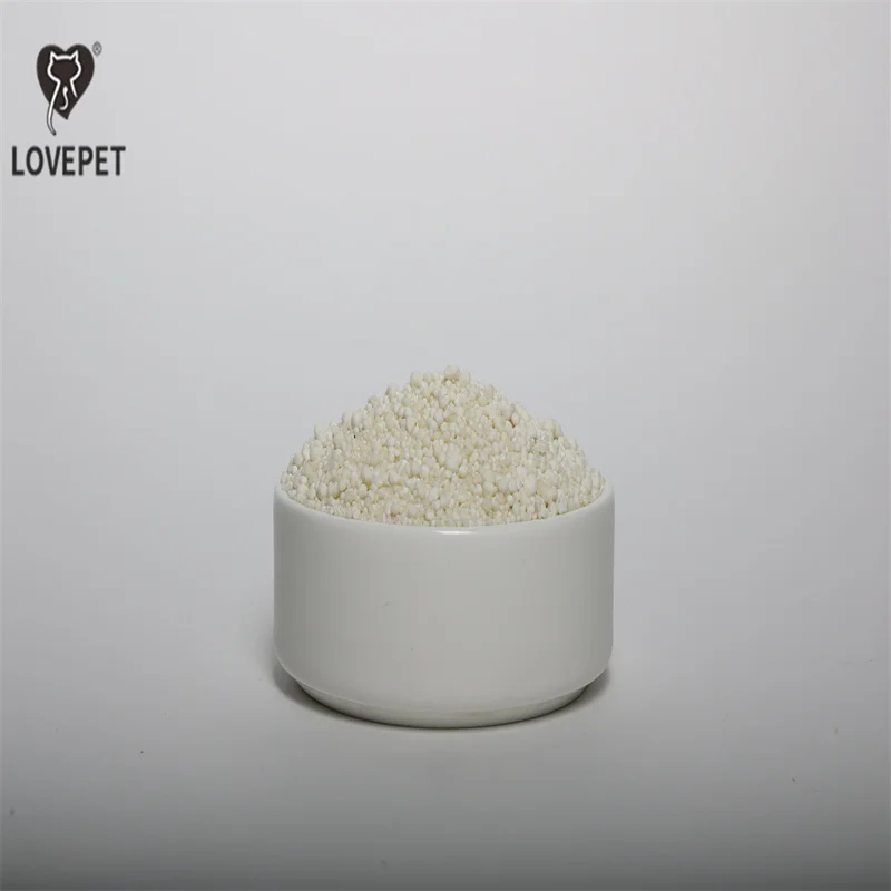 Lovepet 100% Natural material Odor Free Cassava cat litter Factory Direct Sale Environmental Protection
