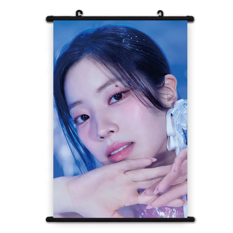 Custom large hanging canvas poster DIVE Pictures kpop Wall Posters kpop Wall Scroll for TZUYU IM NAYEON Momo Mina Sana Sally