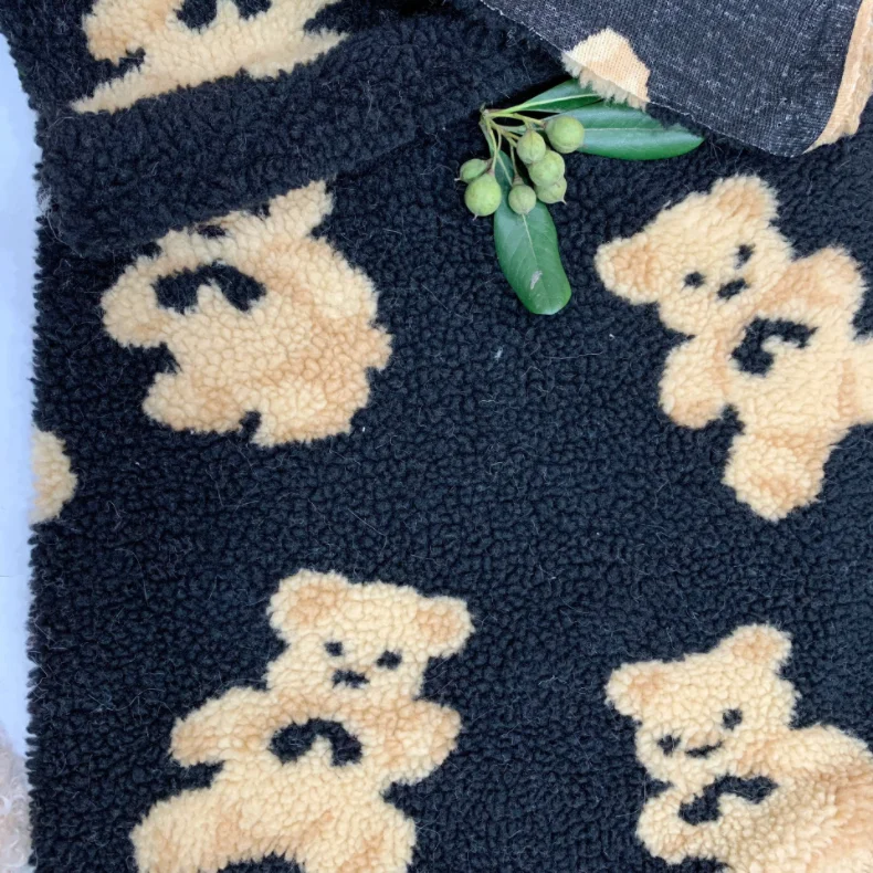 Factory Polyester Sherpa Fleece Fake Sheep Lamb Faux Fur Fabric,Polyester Artificial Fur Fabric