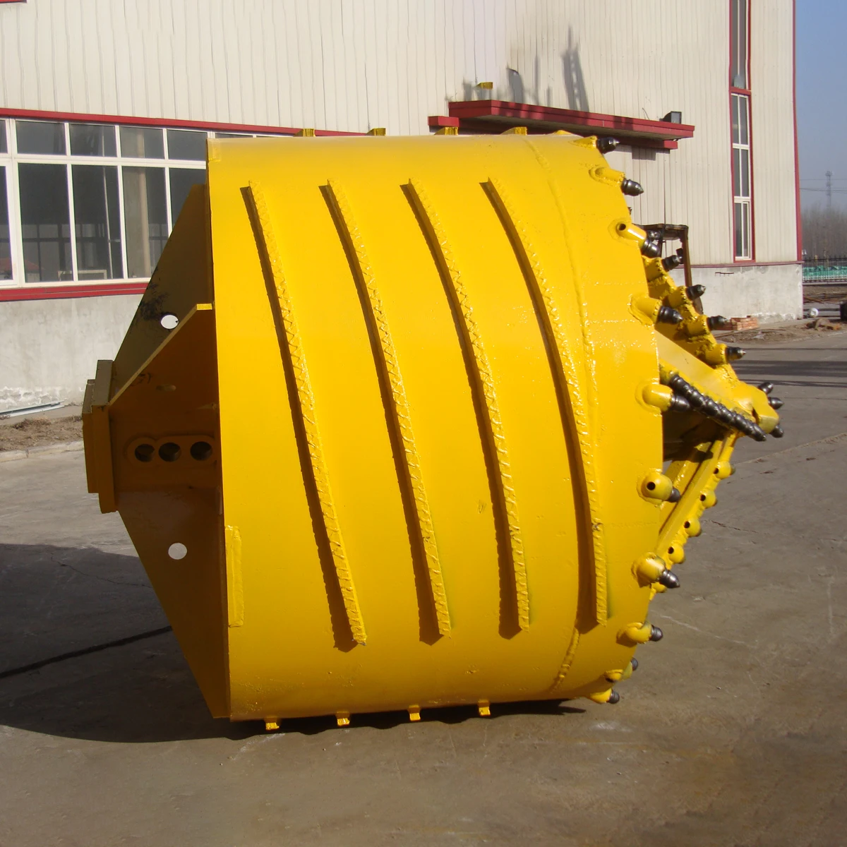 Bored Pile Rotary Rock Drilling Bucket Core Barrel with Roller Bit for Piling Rig