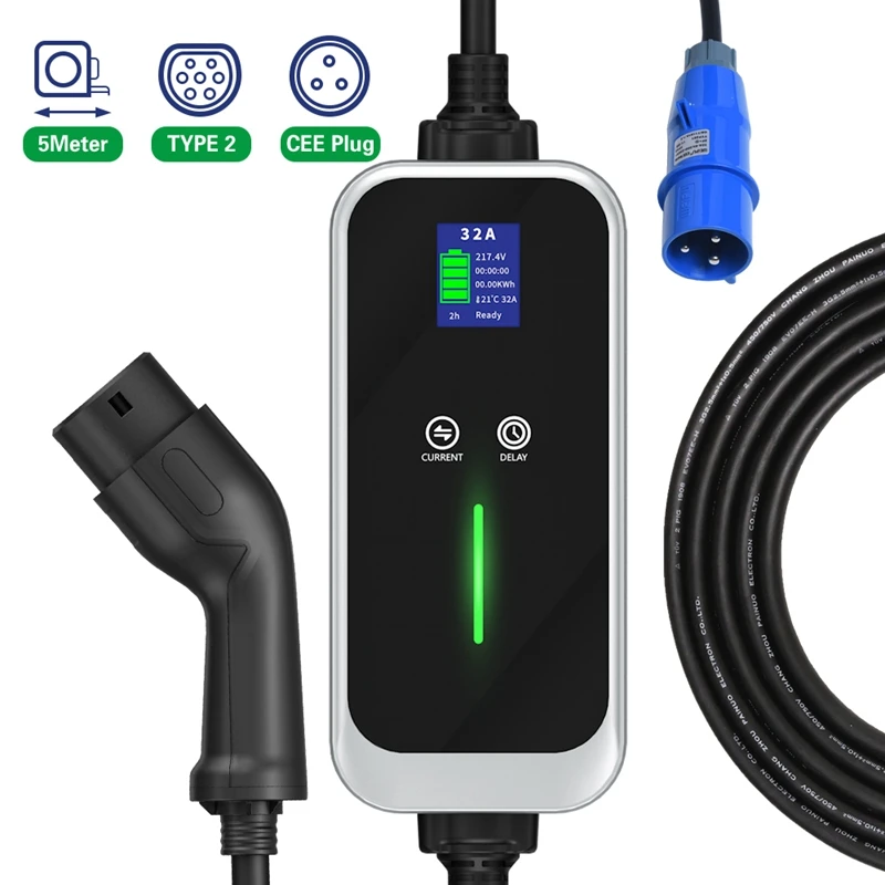 Оптовая продажа популярное портативное зарядное устройство ev 7kw 32a тип 1 2 мобильный