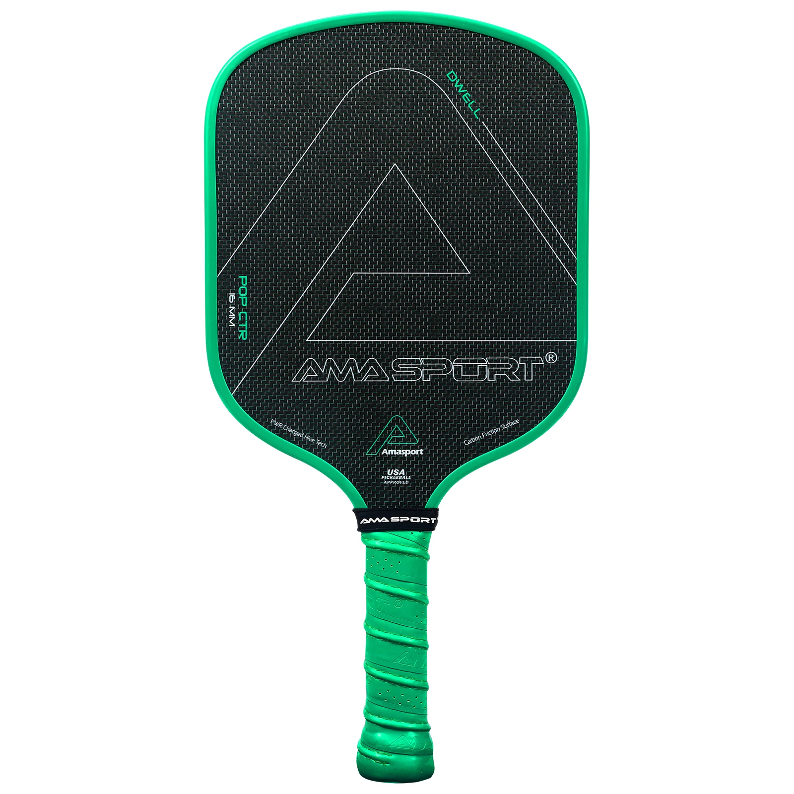 New Arrival of Cute Special Durable Powerful Widebody USAPA Approved 16mm Thickness Titanium Friction Surface Pickleball Paddle