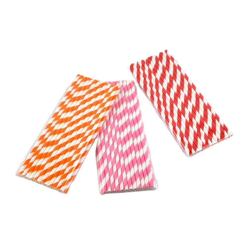 Eco Biodegradable 10 Inch Pla Straw Customizable Paper Straws Biodegradable Retractable Disposable Straw