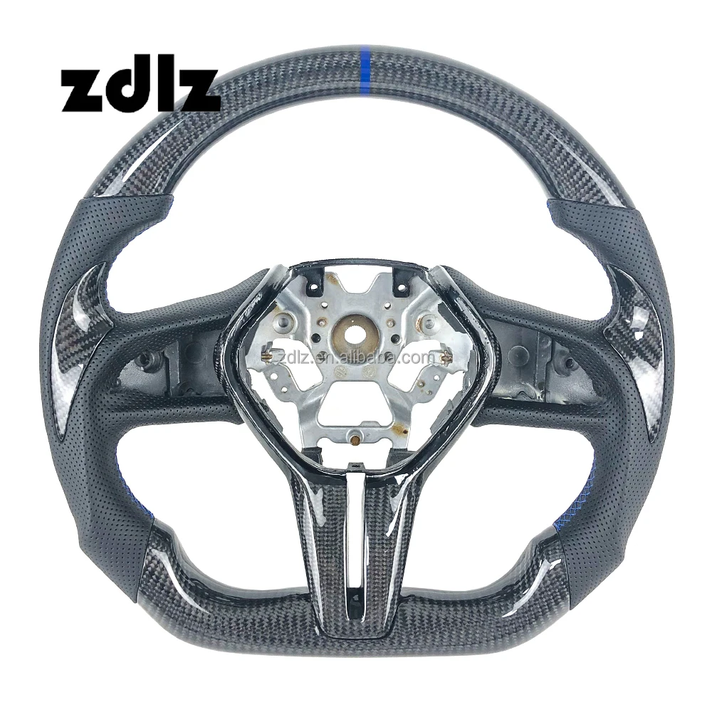 For Infiniti Q50 Q50L Q60 Q30 Q50L FX Automotive Interior Accessories Customized Carbon Fiber Perforated Leather Steering Wheel