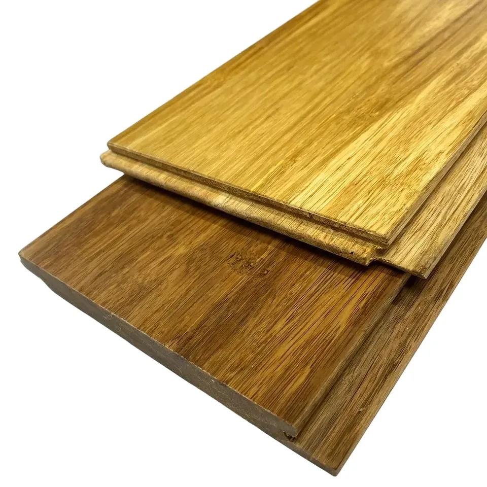Premium Quality Solid Bamboo Flooring Vertical Horizontal Carbonized Eco-Friendly Interior Floor Covering