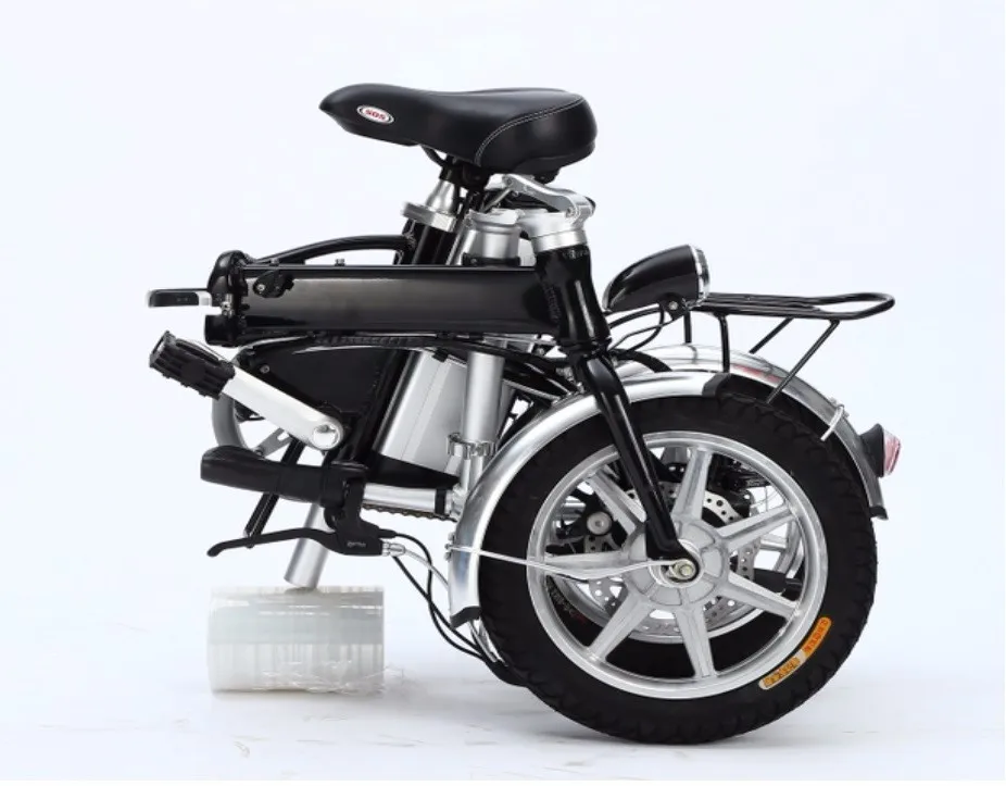 Hot Sale Cheap Mini 14 Inch Foldable Electric Bike 48V 10Ah Electric City Bike Folding Electric Bicycle downhill