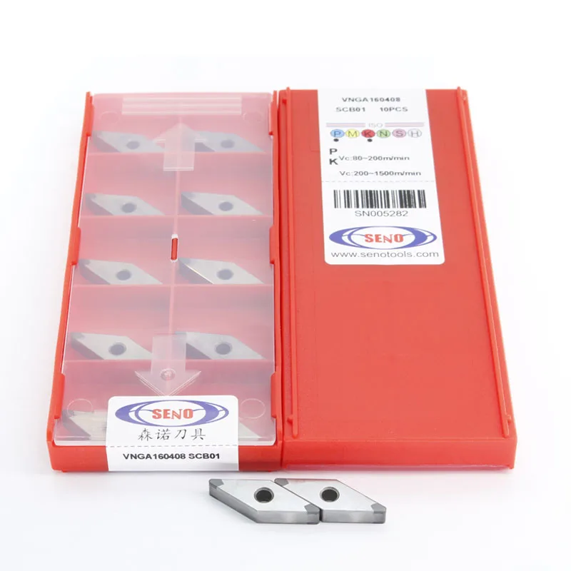 VNGA160408 Solid CBN Turning Insert WNGA DNGA VNGA Insert For CNC Lathe Working