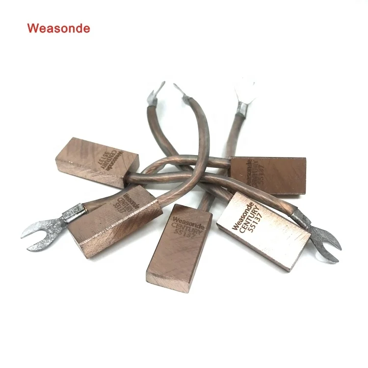 Weasonde customized high copper graphite earth carbon brushes for electric machinery equipments