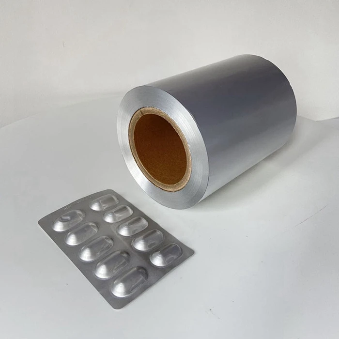 China Export Alu Alu Blister Packing for Tablets and Capsules OPA 25 micron PVC 60 micron AL 47 micron Blister Foil