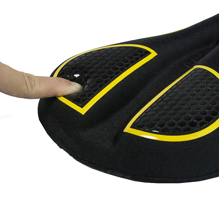 Factory Comfortable  anti-slip road mountain exercise bike 3d gel saddle seat cover waterproof soft bicycle seat cover