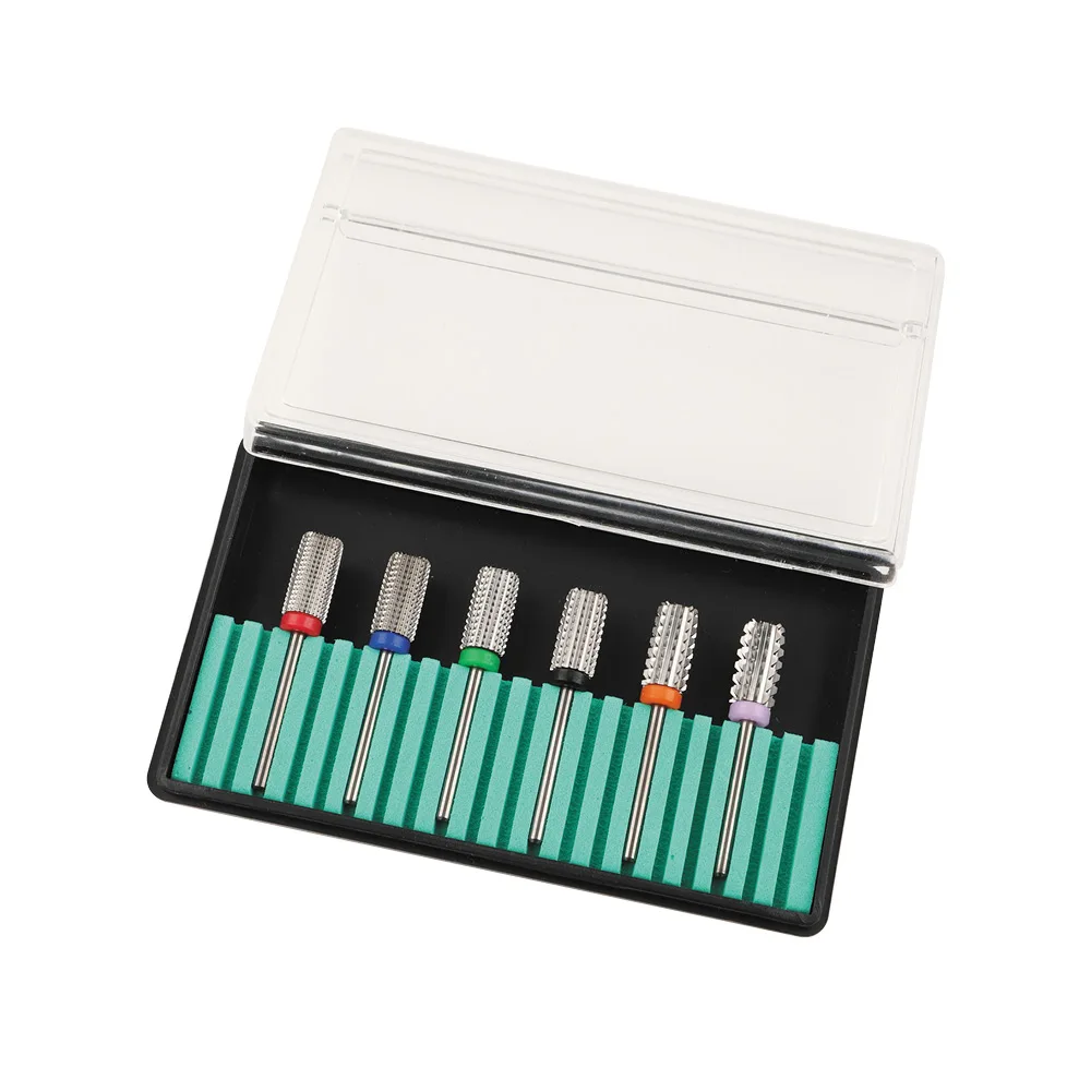 Своевременная доставка, легко чистить и дезинфицировать сверла для ногтей с прямыми краями