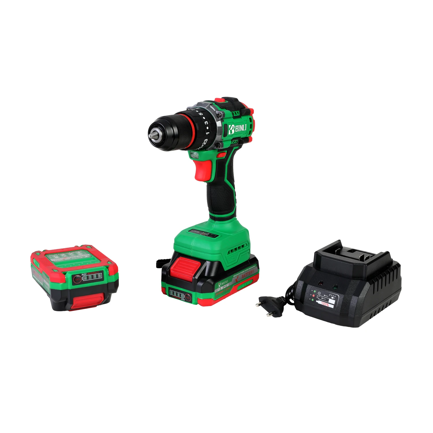 13mm Lithium Brushless High Torque   Fast Rotation Battery Power Impact Cordless  Cordless Drill Set
