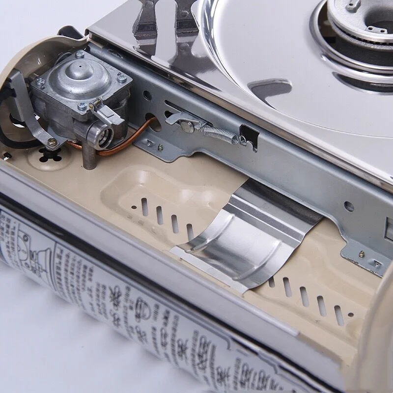 china wholesale stainless steel camping gas stove outdoor portable butane gas stove butane