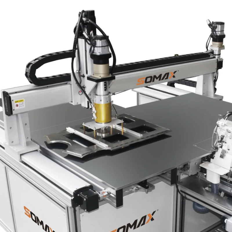 Easy operation SOMAX SM-21M smart robot overlock sewing machine full automatic T-shirt sportswear side seam sewing machines