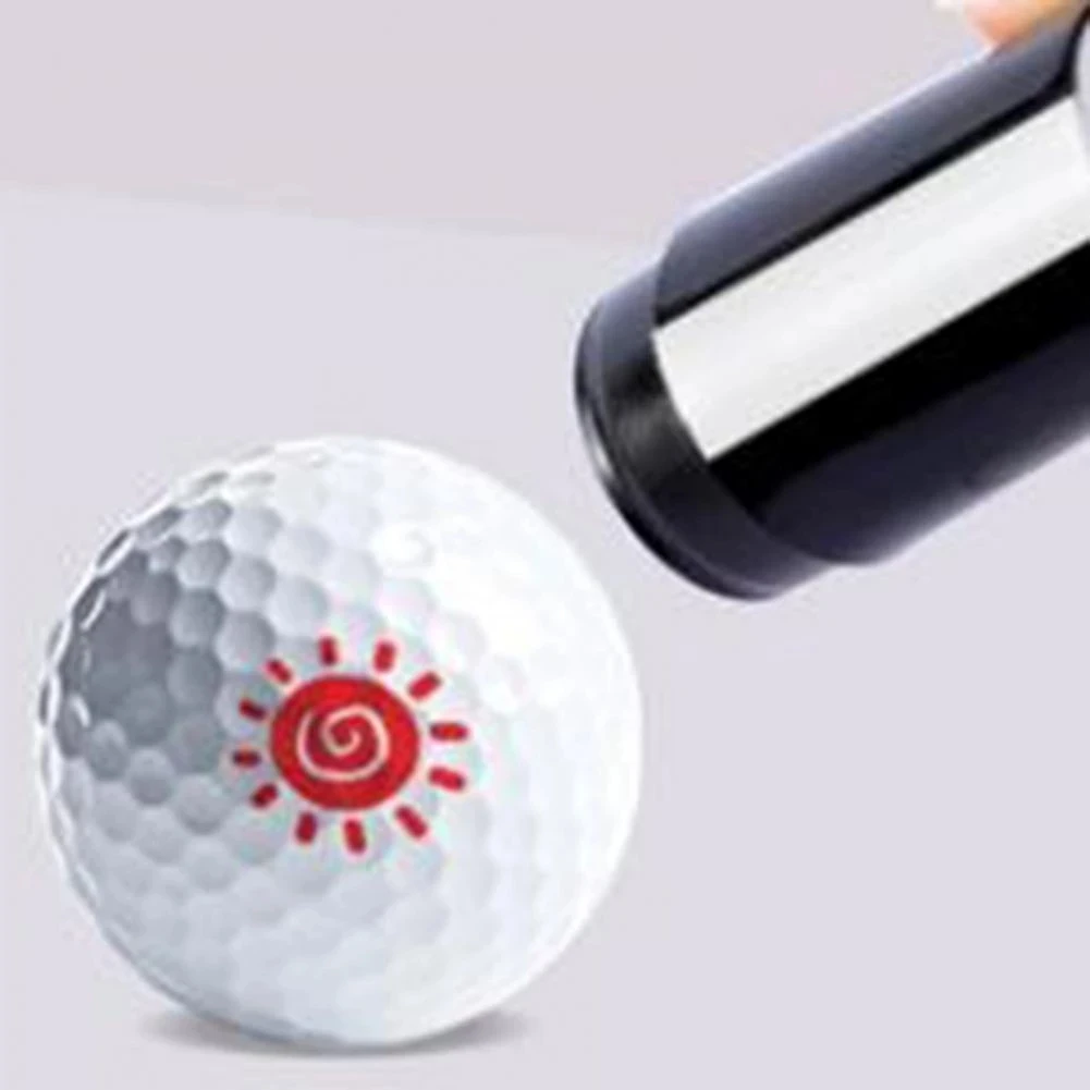 Custom Logo Quick Drying Golf Stamp Self-inking Golf Ball Stamper Marker Golf Accessories