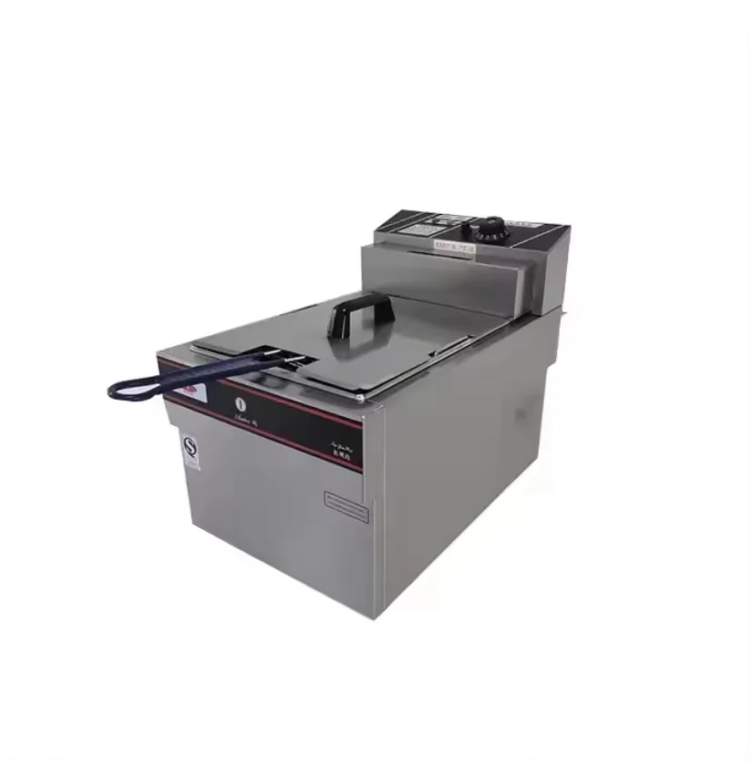 Snack Electric Fryers Commercial Chips Machine Potato Industrial KFC Tank Potato Chips Frying Deep Fryer Machine