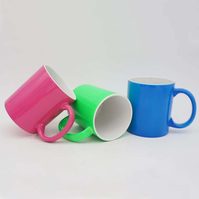 Высококачественная керамическая кружка для кофе с сублимационной печатью 11 унций минимальный заказ Прямая поставка завода