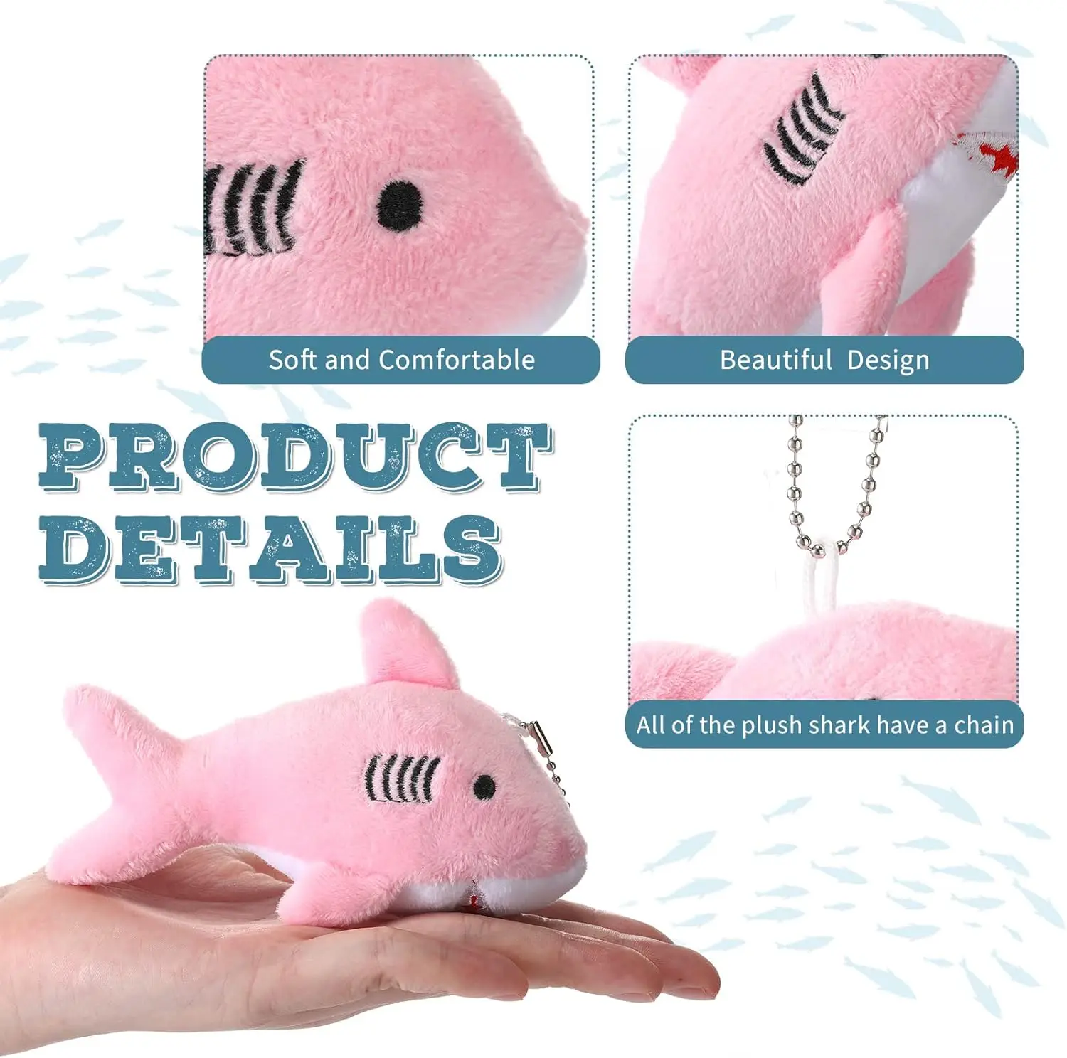 Dolphin Stuffed Plush Toy 10cm Mini Dolphin Doll Toy Keychain Bag Pendant Christmas Wedding Decoration Party Gifts For Back Pack