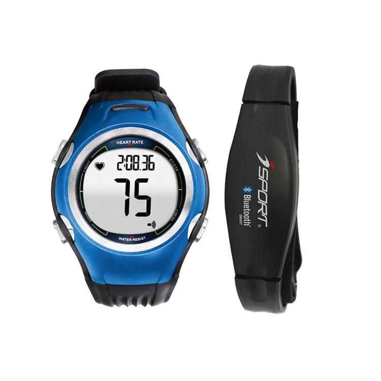 High Quality 5.3K ANT Wireless Compatible Transmission Heart Rate Monitor Chest Straps Chronograph Watch Set