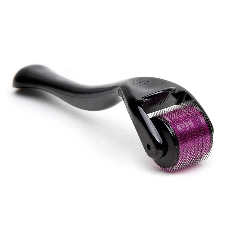 Wholesale Custom Logo 540 Titanium Micro Needle Black 0.5/0.25mm Derma Roller For Women Face