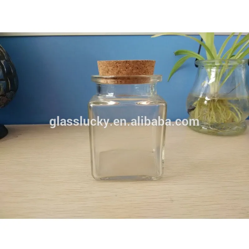 Wholesale glass jar wooden lid with spoon