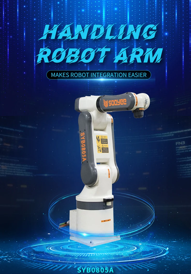 China Supplier 6 Axis Industrial Robotic Arm Automatic Manipulator Handling Robot Smart Laser Welding Machine