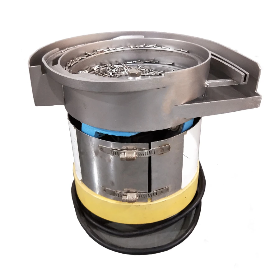 
Factory production vibration bowl feedings for Screw nut bolt cap nail needle cap conveyor 