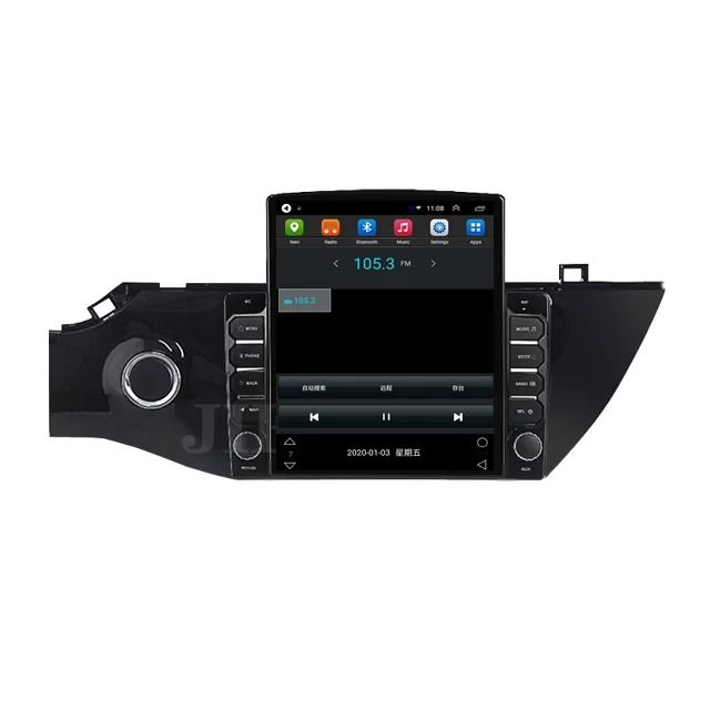 Вертикальный автомобильный видеоплеер Tesla Android для Kia K2 Rio 2016-2019, автомобильная стереосистема, аудио, GPS-навигация, мультимедийная система без dvd