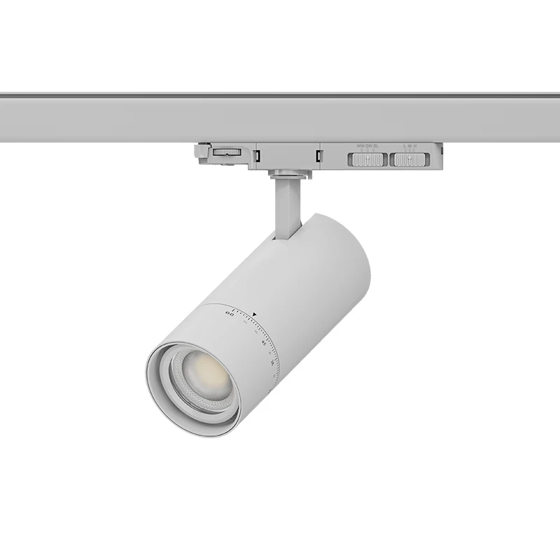 High Quality Focus Fixture Beam Angle Adjustable dimmable Rail Track Light,linear Track Light,led Track Lighting 30W COB Modern