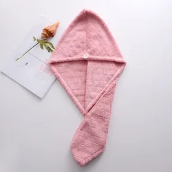 New Shower Fast Drying turban microfiber thickened dry hair towel for wrap women Thick Hair