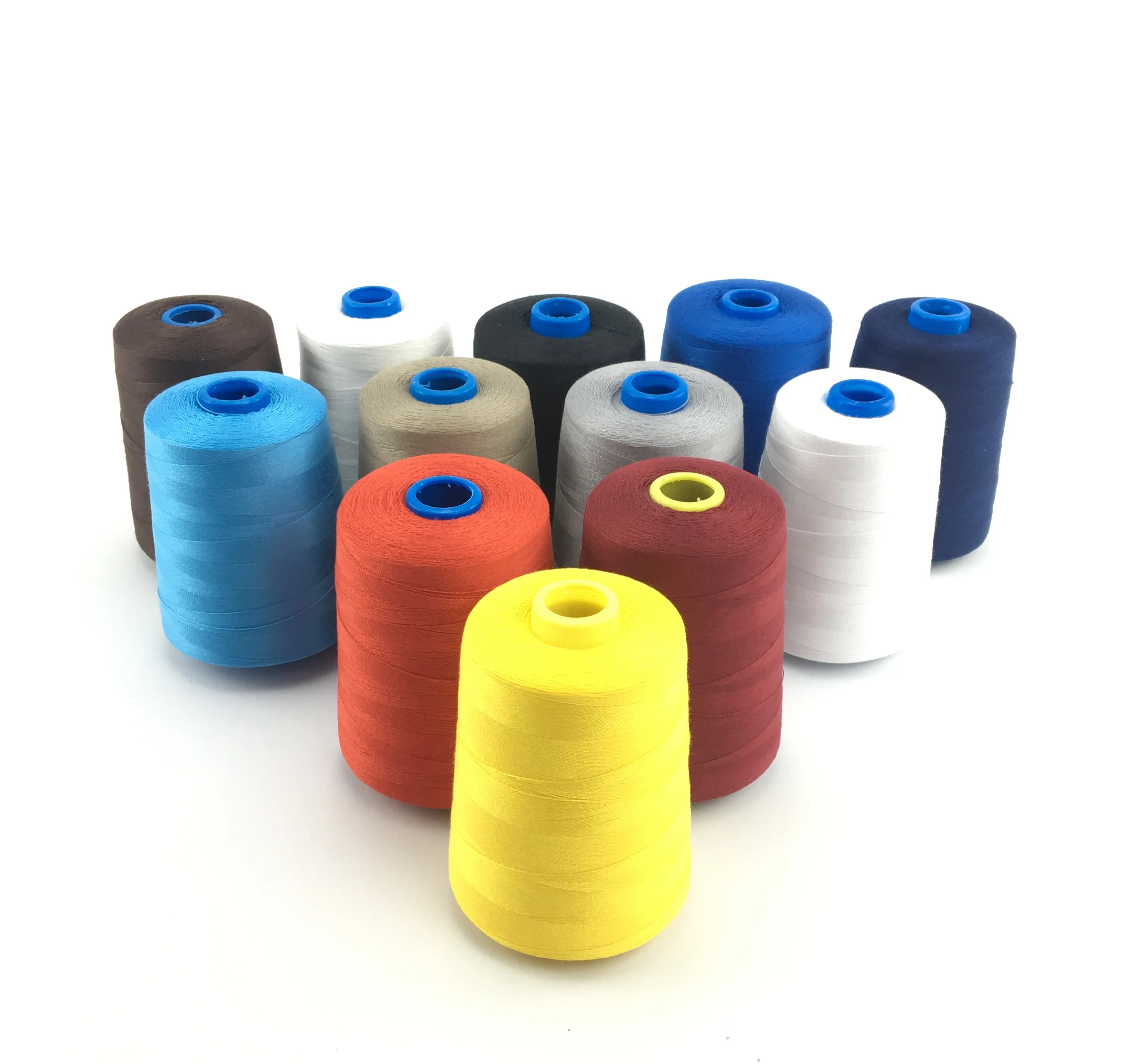 Chinese Factory direct sales 402 Braid Stock Lot Wholesale Durable Polyester High Tenacity Colorful Sewing Threads For Clothing