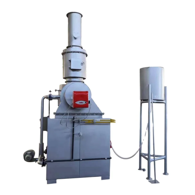 
Durable smokeless hospital medical waste incinerator 